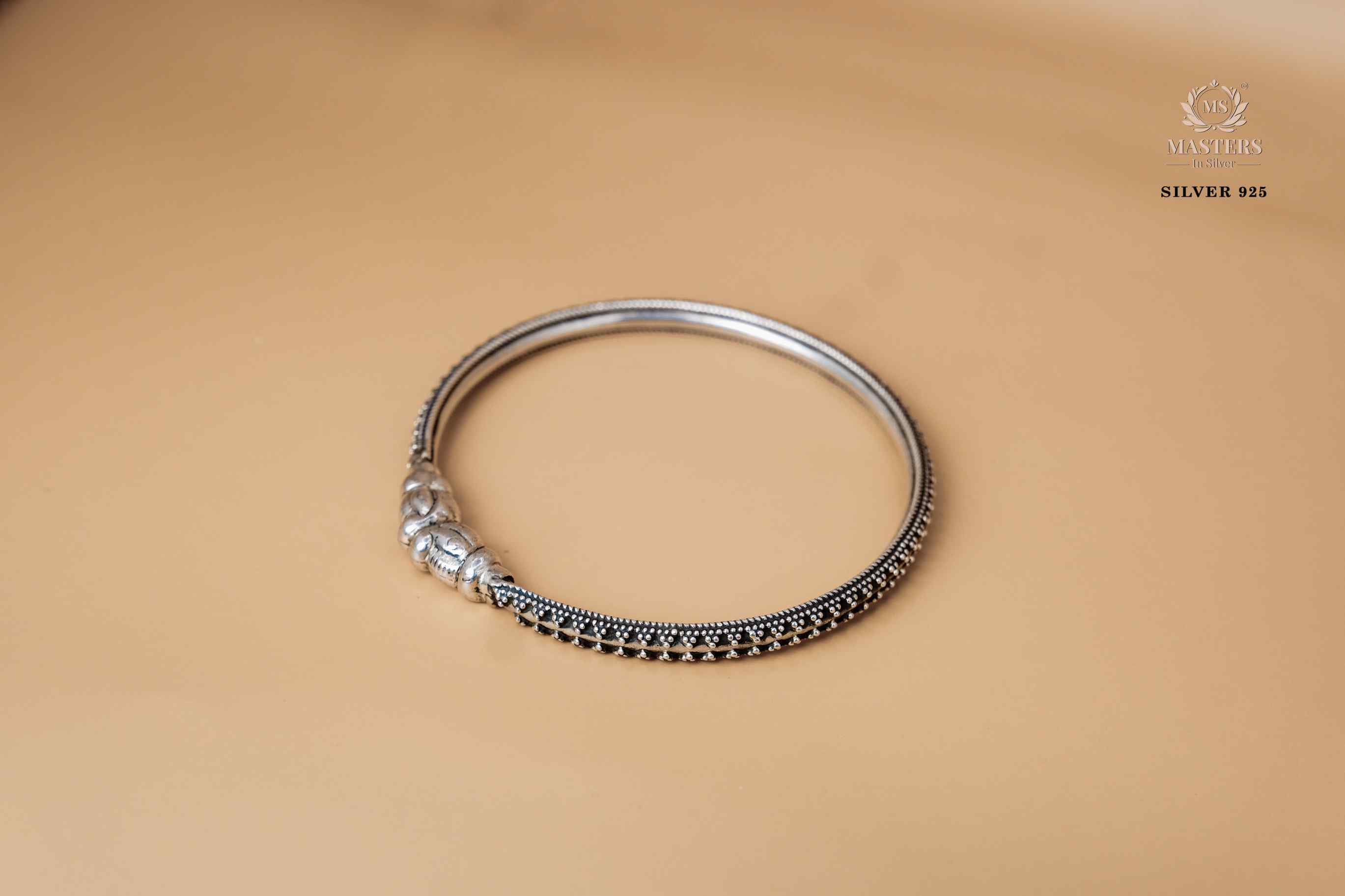 BRACELETS GIRLS OXIDISED KADA FIXED SIZE